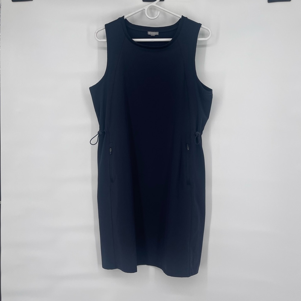 Talbots Navy Sleeveless Shift Dress - Picture 2 of 10